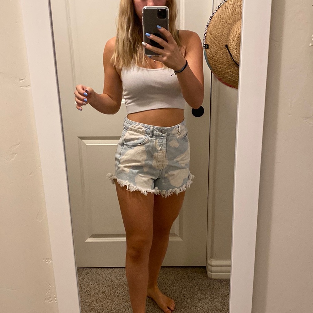 tie diy wash shorts